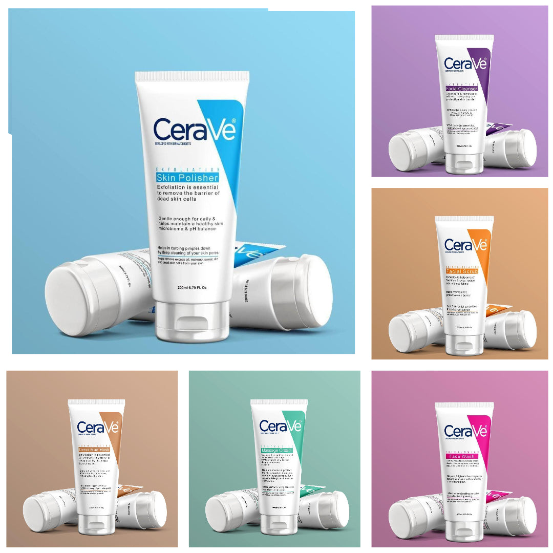 Cerave Facial Cleanser | Cerave Facial Scrub | Cerave Face Wash | Cerave Massage Cream | Cerave Detox Mud Mask | Best Quality Cerave Cream – 200ml ( Without Box )